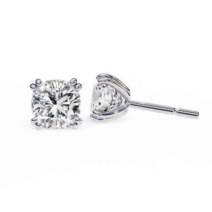 Blush Trillion Lab Grown Diamond Studs