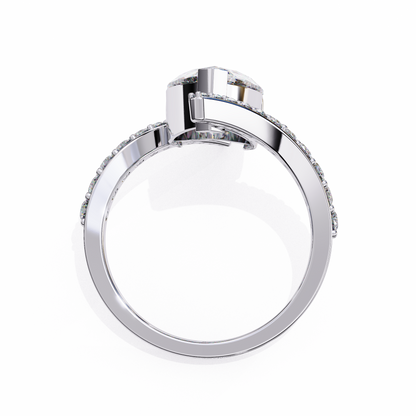 Aurora Muse Pear Lab Grown Diamond Ring