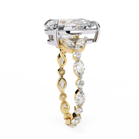Marquise Muse Pear Lab Grown Diamond Ring - Ophiratbf