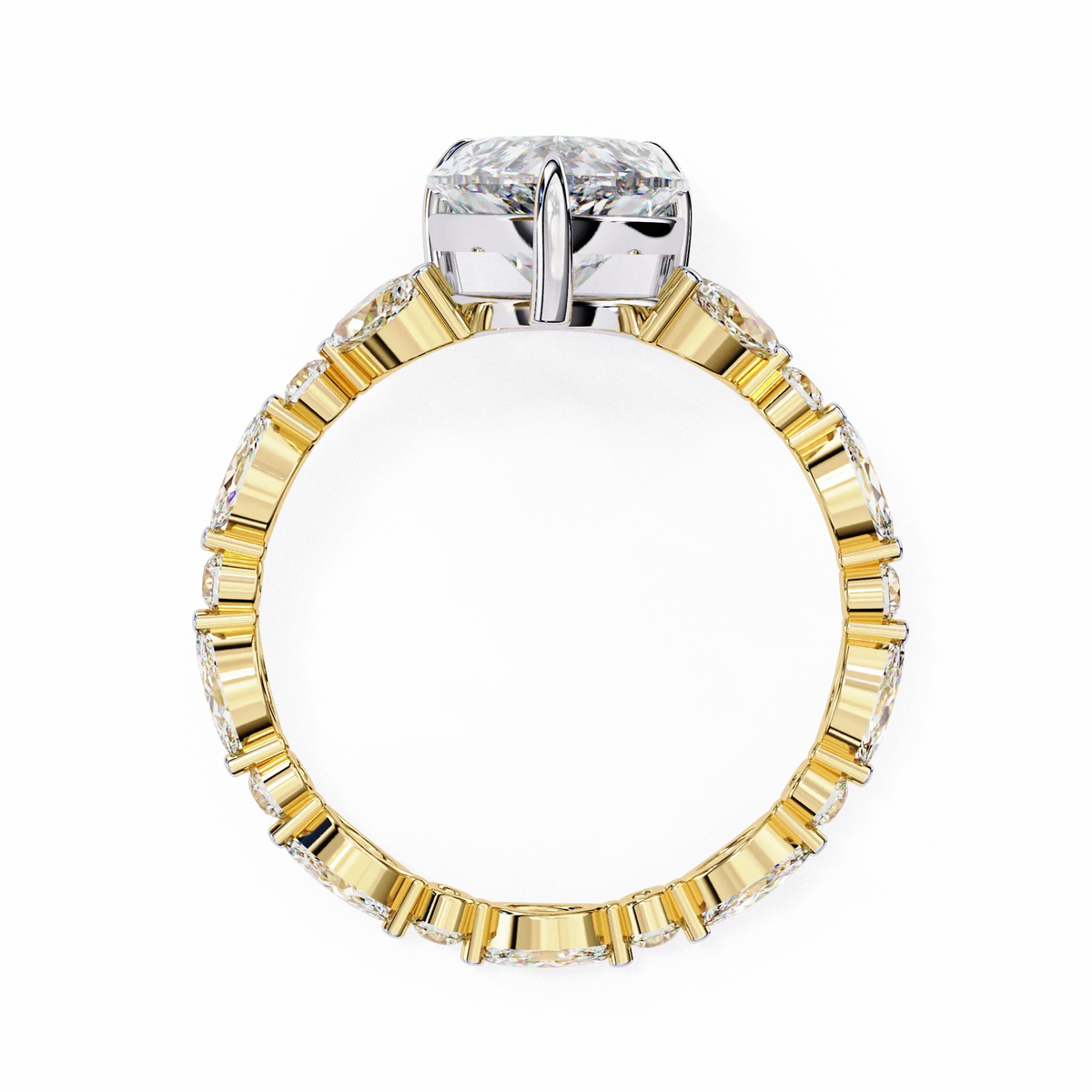 Marquise Muse Pear Lab Grown Diamond Ring - Ophiratbf