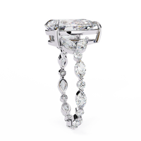 Marquise Muse Pear Lab Grown Diamond Ring - Ophiratbf