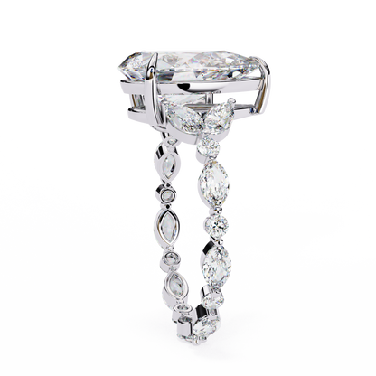 Marquise Muse Pear Lab Grown Diamond Ring