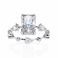 Trinity Radiant Lab Grown Diamond Ring - Ophiratbf