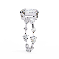 Trinity Radiant Lab Grown Diamond Ring - Ophiratbf