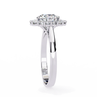 Classic Halo Lab Grown Diamond Ring - Ophiratbf
