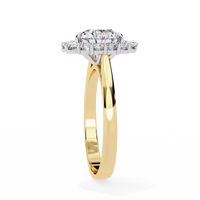 Classic Halo Lab Grown Diamond Ring - Ophiratbf