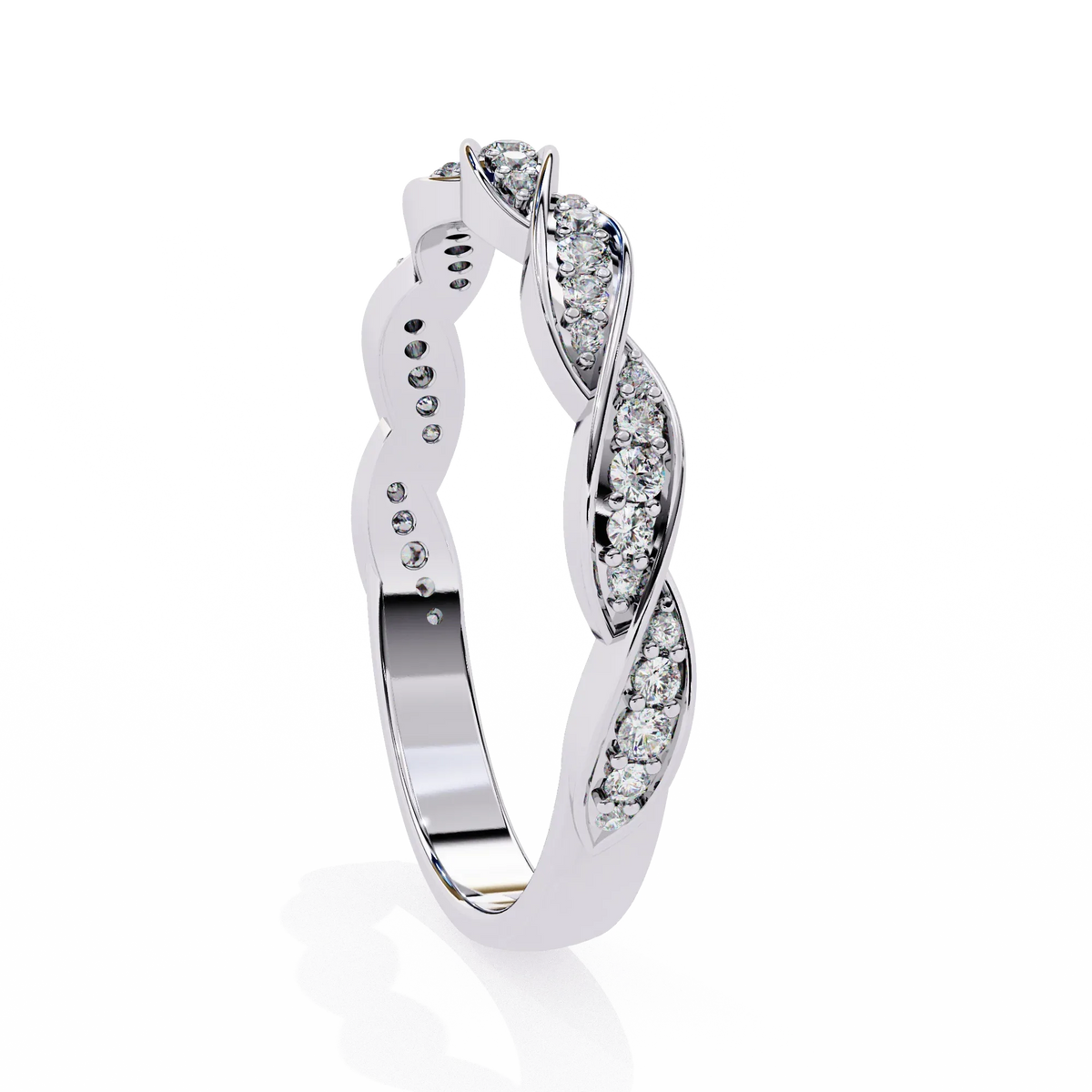 Eternal Twist Lab Grown Diamond Ring - Ophiratbf