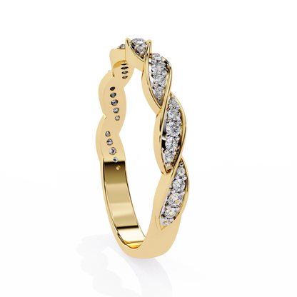 Eternal Twist Lab Grown Diamond Ring