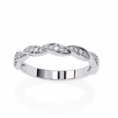 Eternal Twist Lab Grown Diamond Ring