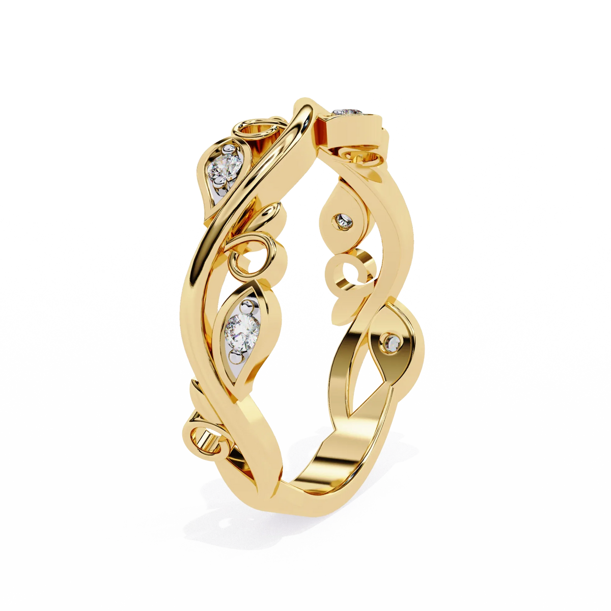 Enchanted Vine Lab Grown Diamond Ring - Ophiratbf