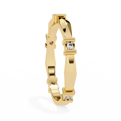Artisan Crest Lab Grown Diamond Ring