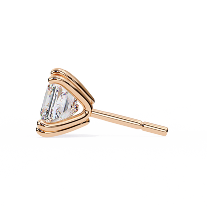 Blush Round Lab Grown Diamond Studs