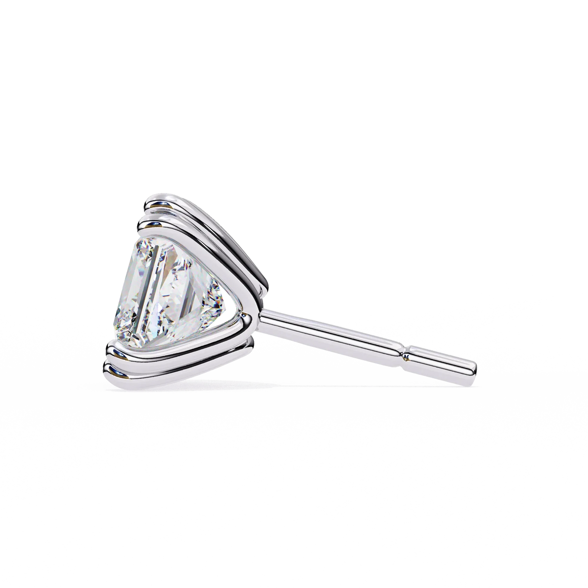 Blush Round Lab Grown Diamond Studs - Ophiratbf