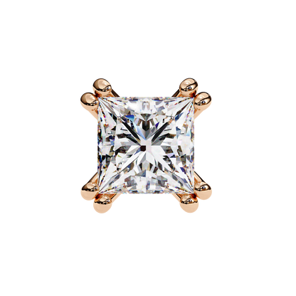Blush Round Lab Grown Diamond Studs