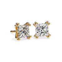 Blush Round Lab Grown Diamond Studs - Ophiratbf