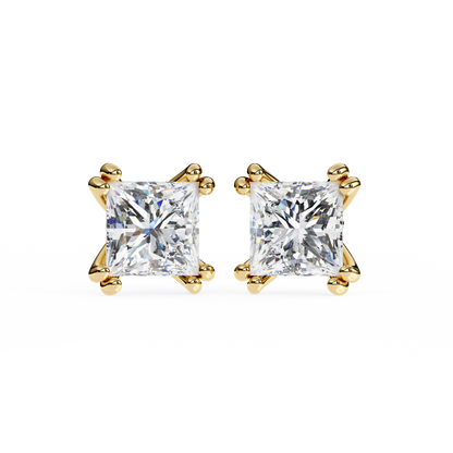 Blush Round Lab Grown Diamond Studs