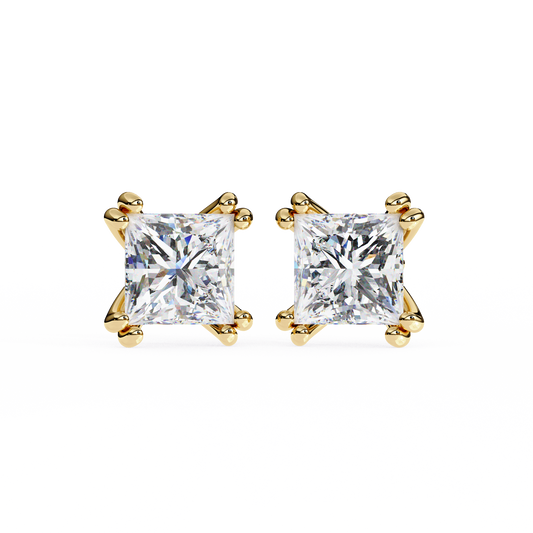 Blush Round Lab Grown Diamond Studs