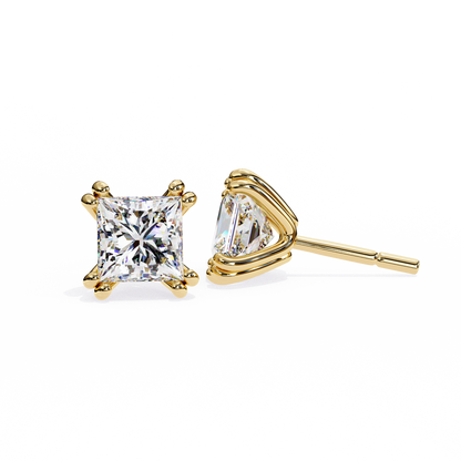Blush Round Lab Grown Diamond Studs