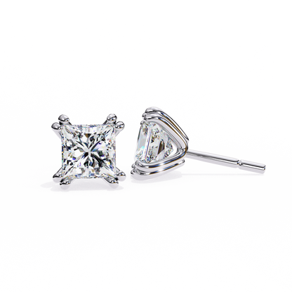 Blush Round Lab Grown Diamond Studs