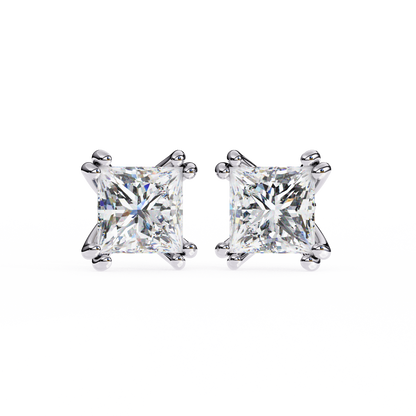 Blush Round Lab Grown Diamond Studs