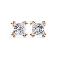 Blush Round Lab Grown Diamond Studs - Ophiratbf