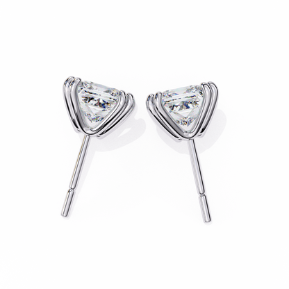 Blush Round Lab Grown Diamond Studs