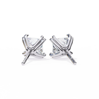 Blush Round Lab Grown Diamond Studs - Ophiratbf