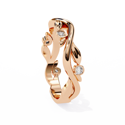 Whispering Willow Lab Grown Diamond Ring