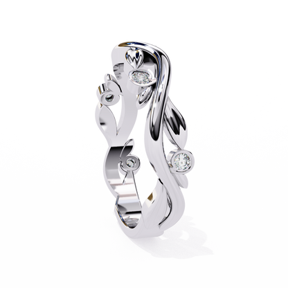 Whispering Willow Lab Grown Diamond Ring
