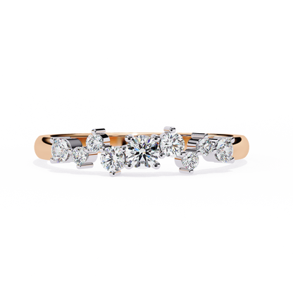 Starlit Cluster Lab Grown Diamond Ring