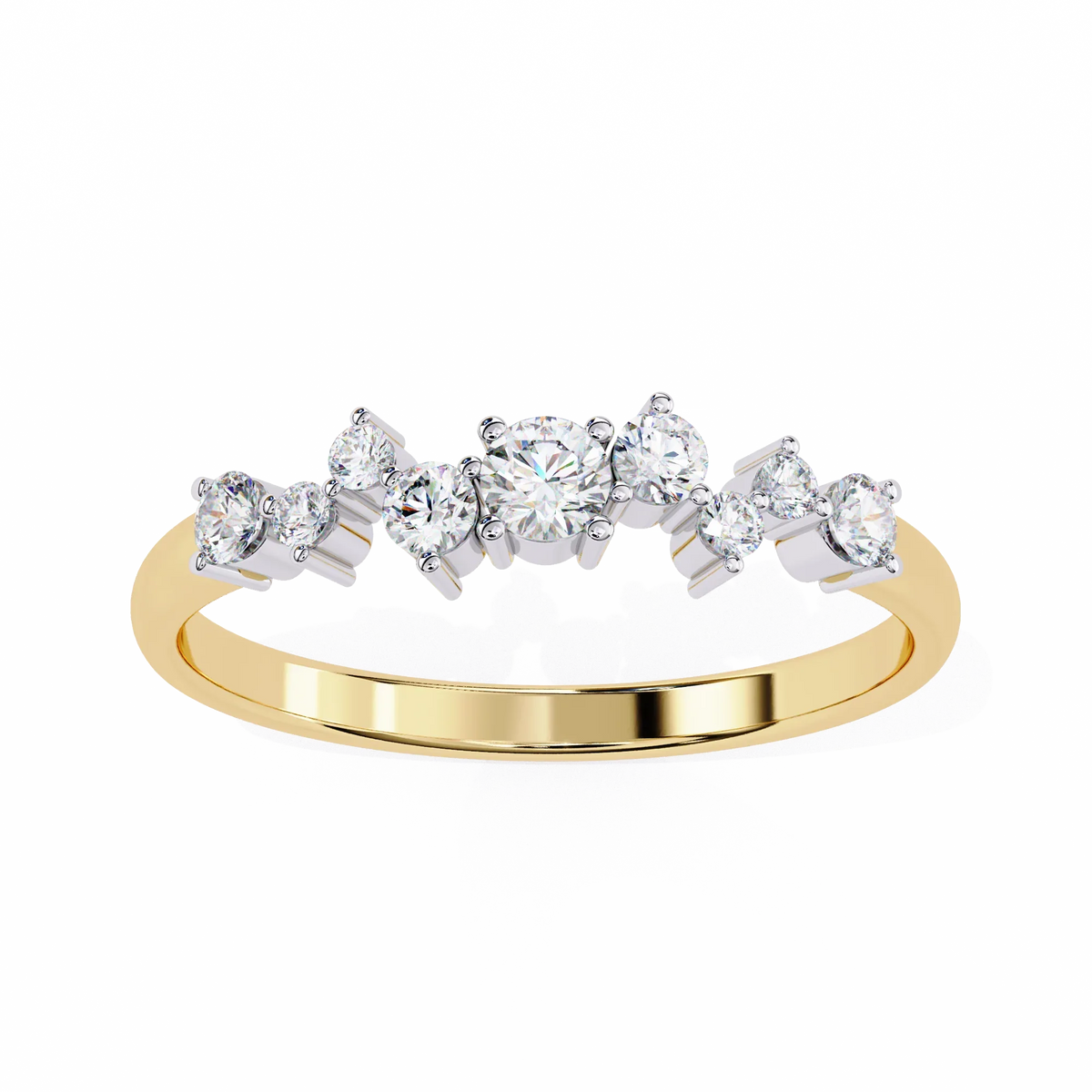 Starlit Cluster Lab Grown Diamond Ring - Ophiratbf
