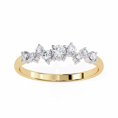 Starlit Cluster Lab Grown Diamond Ring