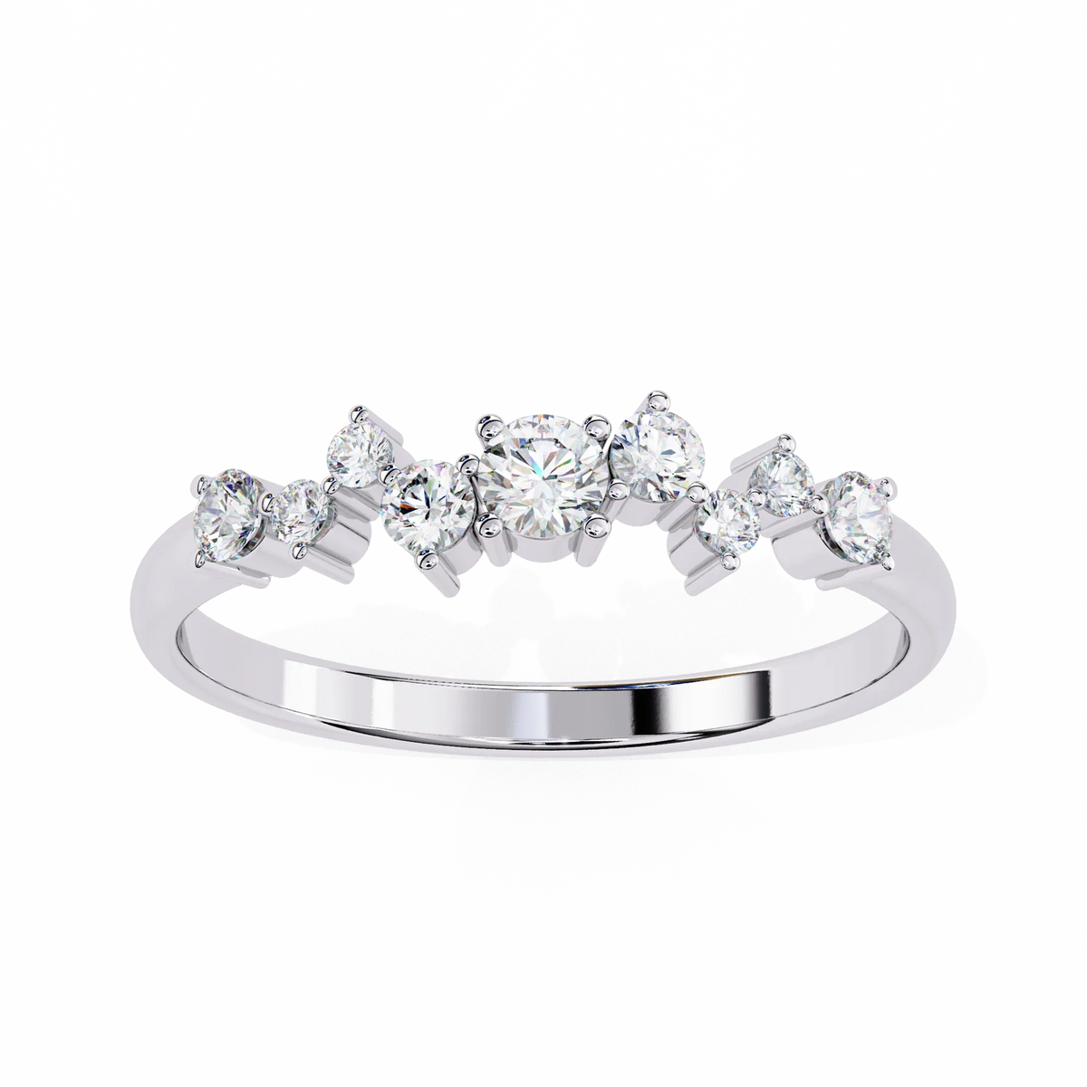 Starlit Cluster Lab Grown Diamond Ring - Ophiratbf