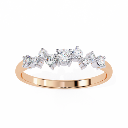 Starlit Cluster Lab Grown Diamond Ring