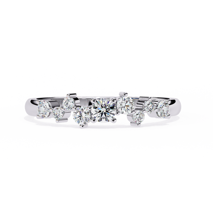 Starlit Cluster Lab Grown Diamond Ring