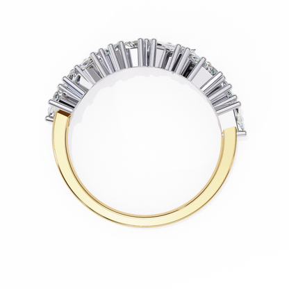 Prism Crest Lab Grown Diamond Ring