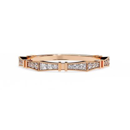 Sculpted Gleam Lab Grown Diamond Ring