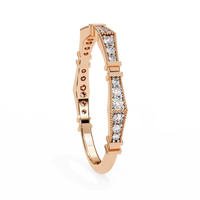 Sculpted Gleam Lab Grown Diamond Ring - Ophiratbf