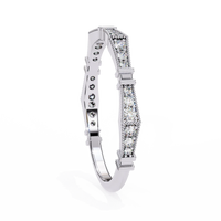 Sculpted Gleam Lab Grown Diamond Ring - Ophiratbf
