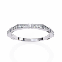 Sculpted Gleam Lab Grown Diamond Ring - Ophiratbf