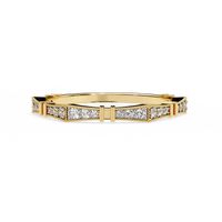 Sculpted Gleam Lab Grown Diamond Ring - Ophiratbf