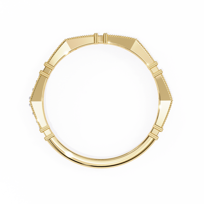 Sculpted Gleam Lab Grown Diamond Ring