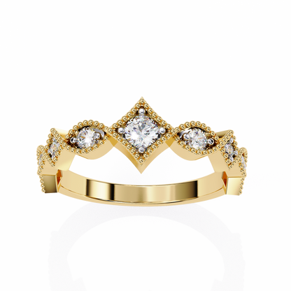 Starlit Cluster Lab Grown Diamond Ring