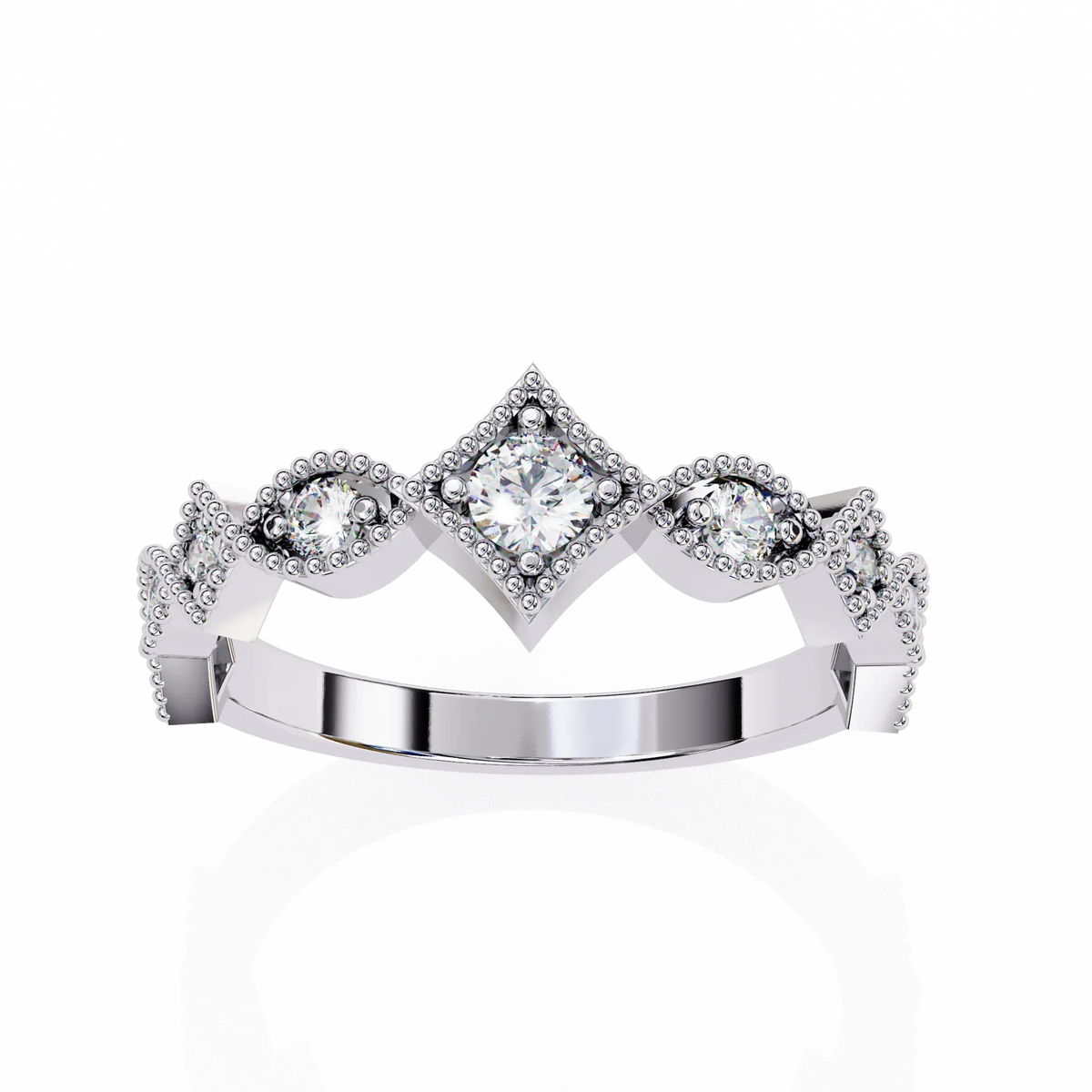 Starlit Cluster Lab Grown Diamond Ring - Ophiratbf