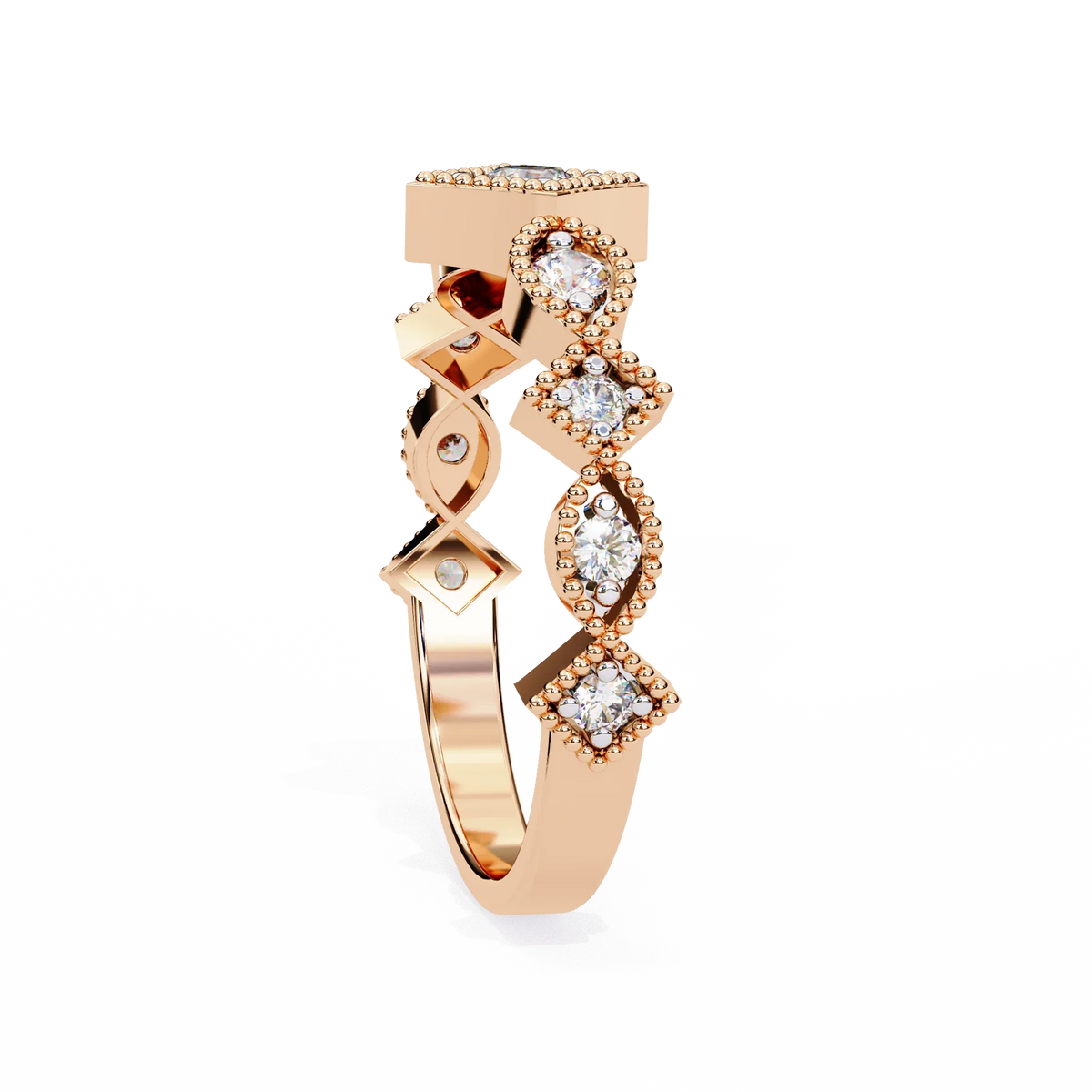 Starlit Cluster Lab Grown Diamond Ring - Ophiratbf