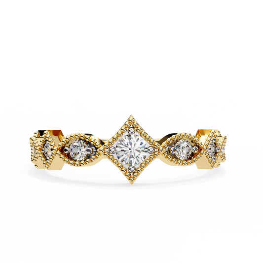 Starlit Cluster Lab Grown Diamond Ring