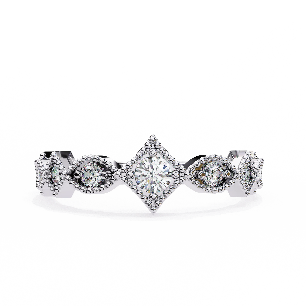 Starlit Cluster Lab Grown Diamond Ring - Ophiratbf