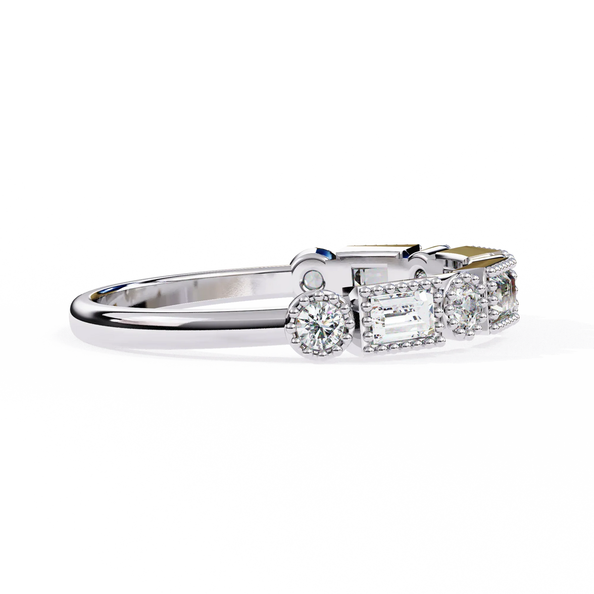 Vintage Deco Lab Grown Diamond Ring - Ophiratbf