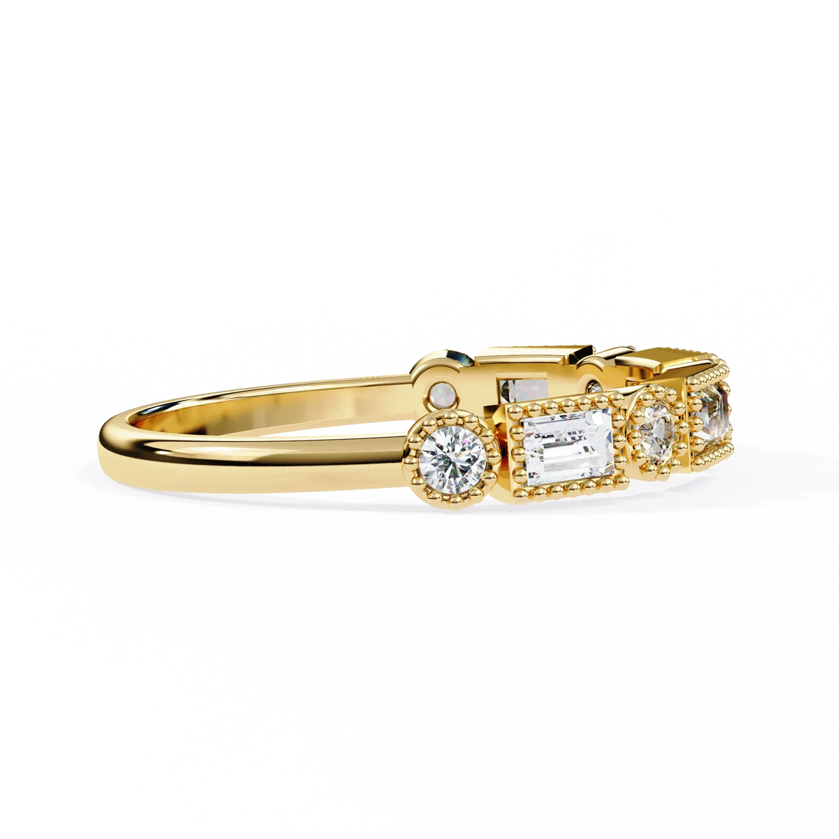 Vintage Deco Lab Grown Diamond Ring - Ophiratbf