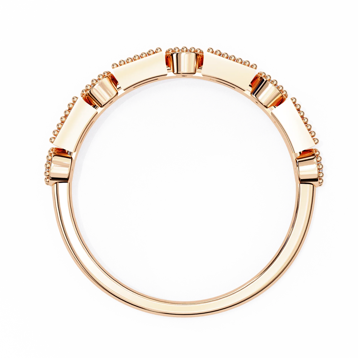 Vintage Deco Lab Grown Diamond Ring - Ophiratbf